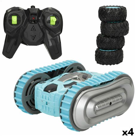 Voiture Télécommandée Colorbaby 15 x 7 x 14 cm (4 Unités)