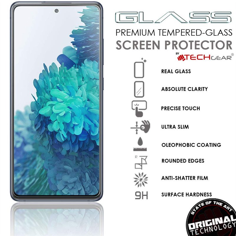 Image secondaire de TECHGEAR Protection Écran en Verre Trempé Compatible avec Samsung Galaxy S20 FE, Protecteur d'Écran Original en Verre Trempé [2.