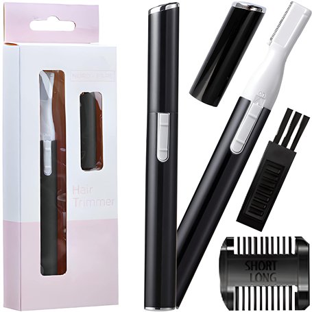 Retoo Tondeuse nez Tondeuse-nez Épilateur pour sourcils Tête rotative double face peigne à sourcils nettoyage facile et rapide R