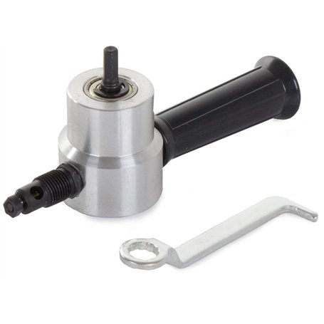 Grignoteuse à métal double tête Grignoteuse pour la découpe de tôle Adaptateur pour perceuse