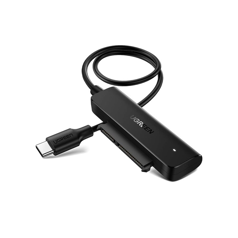 UGREEN Adaptateur USB 3.1 Câble SATA vers Type C pour Disque Dur 2,5 Pouces HDD SSD 10To Supporte UASP Compatible avec iPhone 15