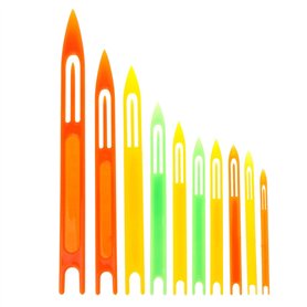 WOWOWO 10 Pcs Filet De Pêche Aiguille De Réparation Filet Ligne Navettes en Plastique Réparation Tissage