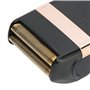 Rasoir Électrique Homme À Grille Sans Fil, Shaver Gold et Titanium Foil, Professionnel pour Coiffeur et Barbier, Tondeuse Barbe 