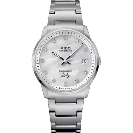 Montre Homme Mido COMMANDER LADY Argenté