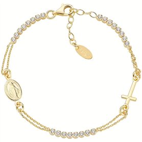 Collier Femme Amen BRCRMIGBZ3 Doré