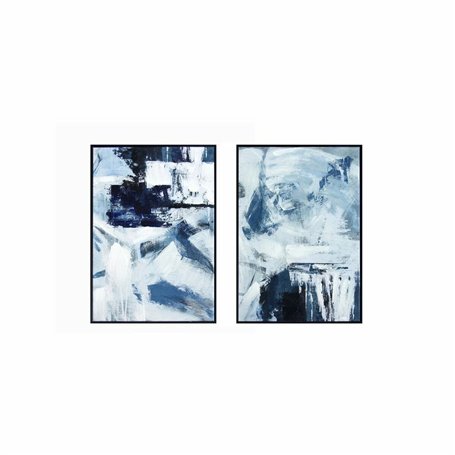 Cadre DKD Home Decor Abstrait (2 Unités) (45 x 2 x 60 cm)