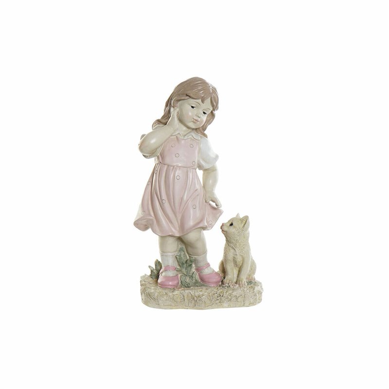 Image secondaire de Figurine Décorative DKD Home Decor Bleu Rose Résine Enfant (26.5 x 16.5 x 44.5 cm) (2 pcs)