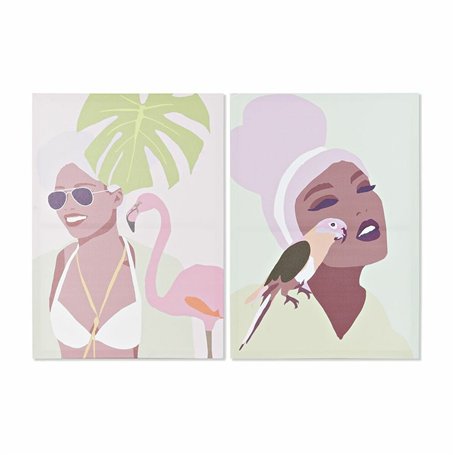 Cadre DKD Home Decor Tropical (50 x 1