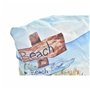 Coussin DKD Home Decor Plage Polyester Aluminium Multicouleur méditerranéen (45 x 10 x 45 cm) (2 Unités)