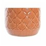 Vase DKD Home Decor Porcelaine Orange Vert (20 x 20 x 35 cm) (2 Unités)