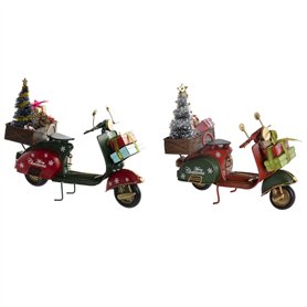 Décorations de Noël DKD Home Decor Motocyclette Métal (17