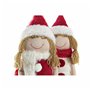 Figurine Décorative DKD Home Decor Noël Poupée Polyester Filles (11 x 7 x 43 cm) (2 Unités)