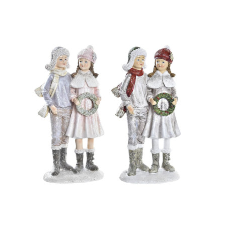 Décorations de Noël DKD Home Decor Résine Couple (10
