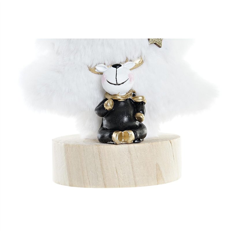 Image secondaire de Décorations de Noël DKD Home Decor Arbre Polyester MDF Résine (12 x 8 x 15,5 cm) (2 Unités)