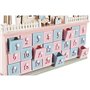 Calendrier de lAvent DKD Home Decor Bois Maison (32 x 8 x 33 cm) (2 Unités)