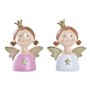 Décorations de Noël DKD Home Decor Résine Ange (9 x 5 x 12 cm) (2 Unités)