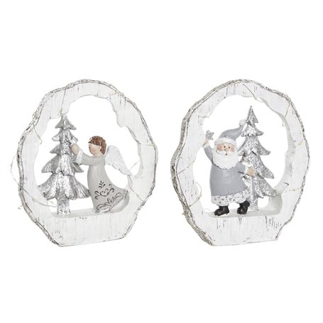 Décorations de Noël DKD Home Decor Résine (17 x 4