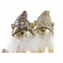 Décorations de Noël DKD Home Decor Résine Chat (9 x 6 x 15 cm) (2 Unités)