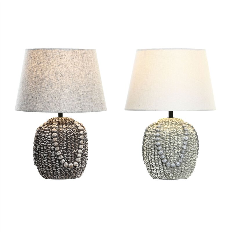 Image secondaire de Lampe de bureau DKD Home Decor Noir Tissu Polyester Vert Grès 220 V 50 W (24 x 24 x 34 cm) (2 Unités)