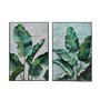 Cadre Home ESPRIT Vert Palmiers Tropical 80 x 3