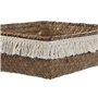 Set de basket Home ESPRIT Blanc Naturel Fibre naturelle Boho Usé (4 Pièces)