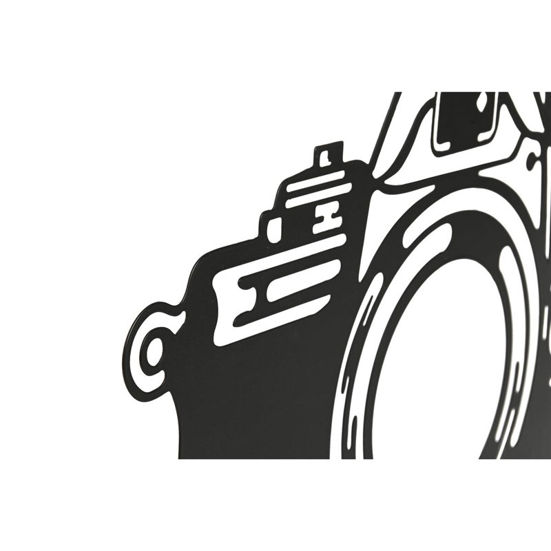 Image secondaire de Décoration murale Home ESPRIT Noir Caméra/Appareil Photo Vintage 45 x 1 x 30 cm (2 Unités)