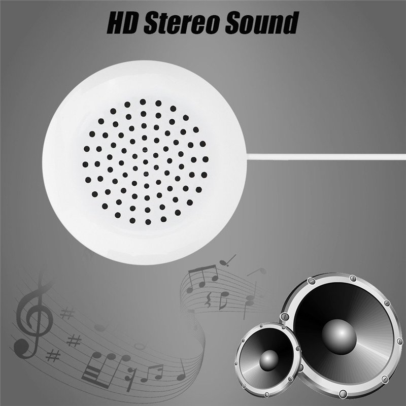 Image secondaire de Haut-parleur filaire portable, haut-parleur d'oreiller bricolage Mini haut-parleur filaire stéréo 3,5 mm pour MP3, MP4, lecteur 