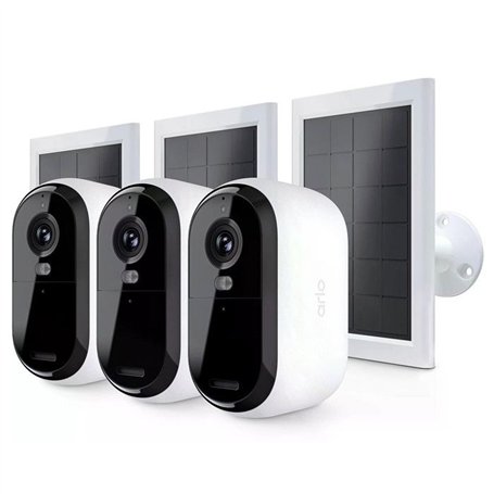 ARLO Caméra de surveillance Pack 3 caméras Essential 2k + 3 Panneaux solaires