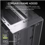Boîtier PC - CORSAIR - Série FRAME 4000D - Moyen-tour - Blanc