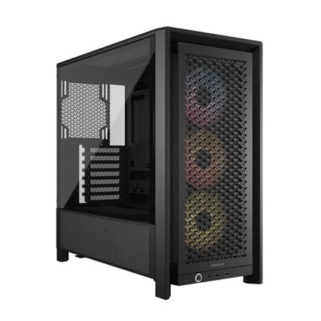 Boîtier PC - CORSAIR - Série FRAME 4000D RS ARGB - Moyen-tour - 3 ventilateurs ARGB - Noir