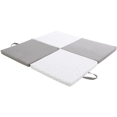 Tapis d'éveil - CANDIDE - Evolutif 3-en-1 - Gris / Etoiles