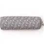 Coussin Polochon - TODAY - CHARME - Imprimé Gris foncé Capucine - 45 x 15 cm
