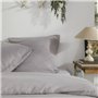 Housse de couette - TODAY - CHARME - Chambray - Gris clair Constance - 260 x 240 cm