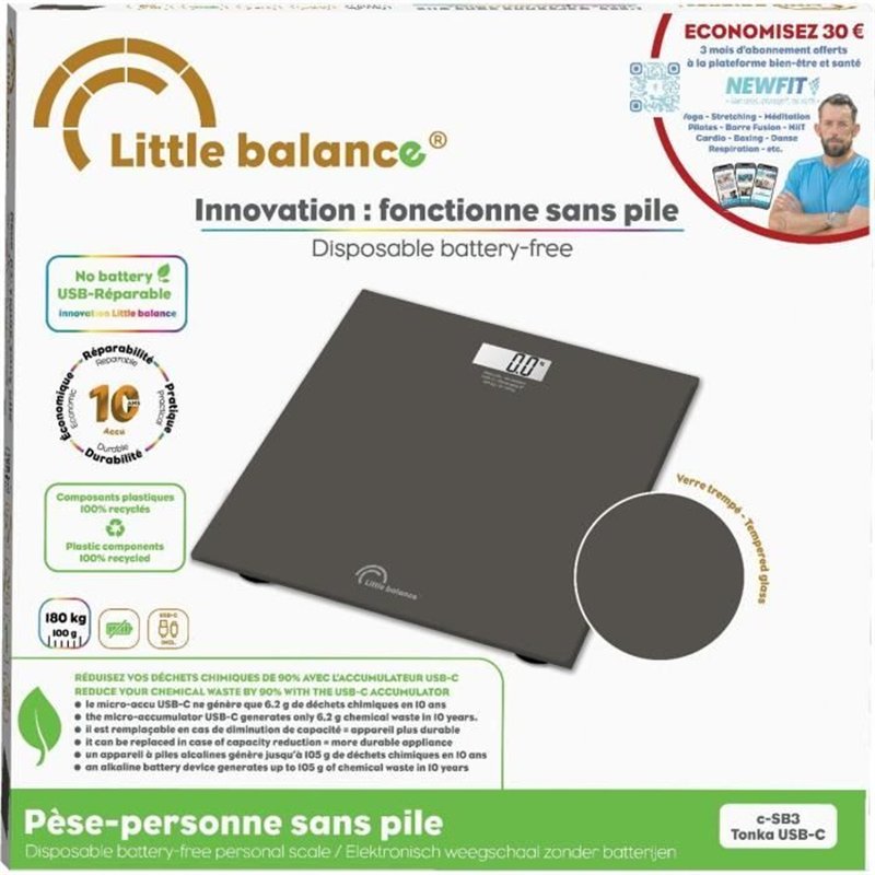 Image secondaire de Pese-personne - LITTLE BALANCE - SB3 - USB-C - Tonka