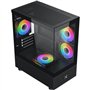 Boîtier PC - XIGMATEK - Alphard M - Mini tour - M-ATX - Verre trempé - ARGB - Noir