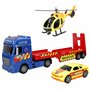 Camion Autotransporteur Speed & Go 55 x 17 x 12 cm (2 Unités)
