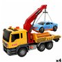 Camion avec grue Speed & Go 33 x 23 x 12 cm (4 Unités)