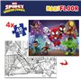 Set de 4 Puzzles Spidey 35 x 1,5 x 25 cm 48 Pièces (6 Unités)