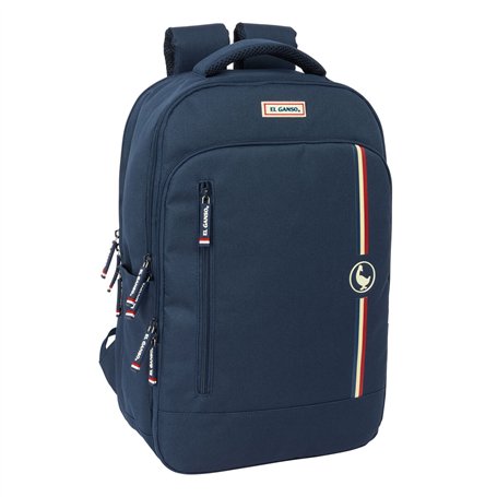 Sac à Dos pour Portable et Tablette avec Sortie USB El Ganso Eclipse Blue marine