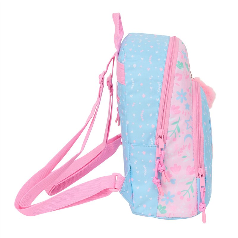 Image secondaire de Sac à dos BlackFit8 Smile Rose Bleu clair 25 x 30 x 13 cm Mini