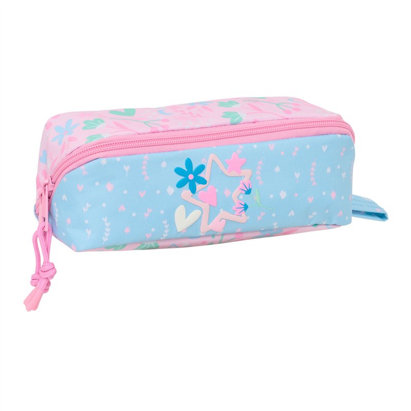 Fourre-tout BlackFit8 Smile Rose Bleu clair 20 x 8 x 8 cm