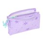 Trousse Fourre-Tout Triple Frozen Spirit Lila 22 x 12 x 3 cm