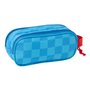 Trousse Fourre-Tout Double Mickey Mouse Clubhouse Bleu 21 x 8 x 6 cm 3D