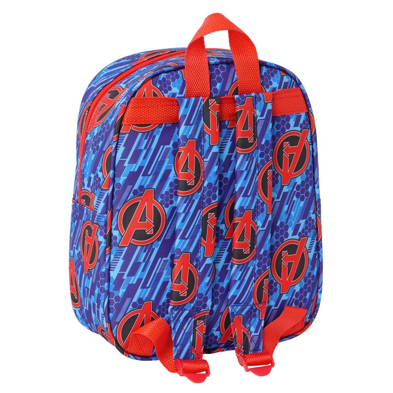 Image secondaire de Sac à dos enfant The Avengers Rouge Bleu foncé 22 x 27 x 10 cm 3D