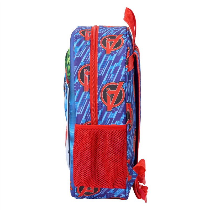 Image secondaire de Sac à dos enfant The Avengers Rouge Bleu foncé 27 x 33 x 10 cm 3D