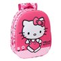 Sac à dos enfant Hello Kitty Rose 27 x 33 x 10 cm 3D
