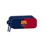 Trousse Fourre-Tout Double F.C. Barcelona Bleu Bordeaux 21 x 8 x 6 cm 3D