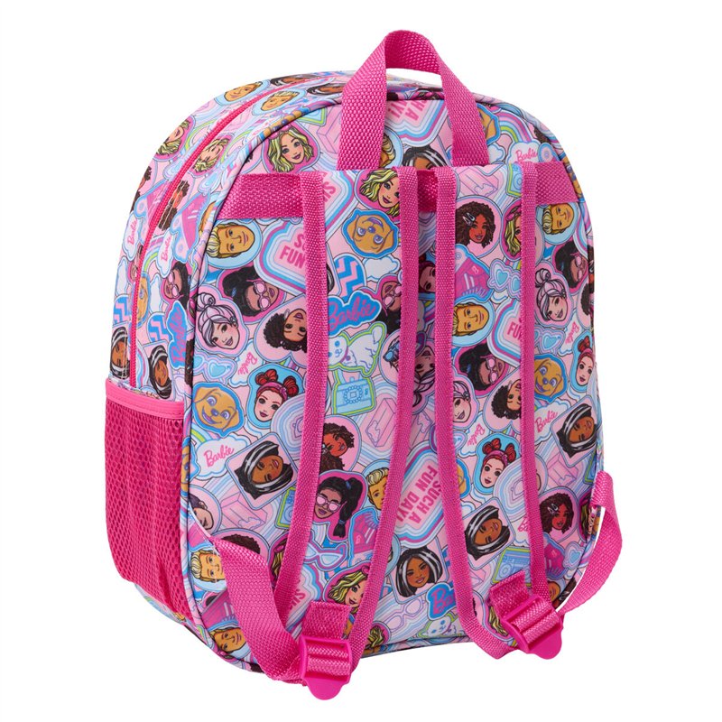 Image secondaire de Sac à dos enfant Barbie Rose 27 x 33 x 10 cm 3D