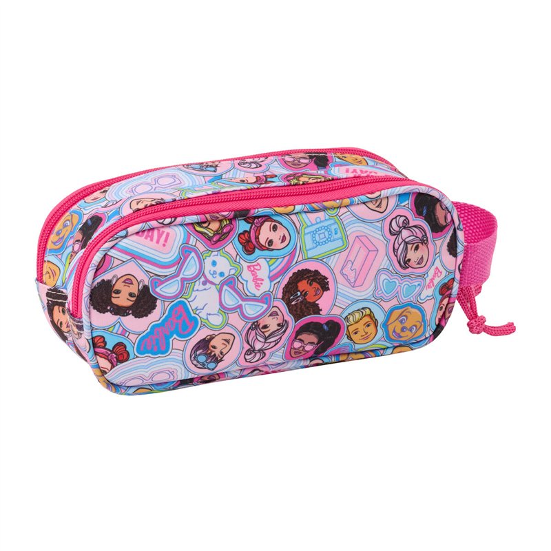 Image secondaire de Trousse Fourre-Tout Double Barbie Rose 21 x 8 x 6 cm 3D