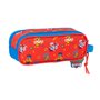 Trousse Fourre-Tout Double The Paw Patrol Cool Bleu Rouge 21 x 8 x 6 cm